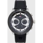 Náramkové hodinky Tommy Hilfiger Nepromokavé v černé barvě kulaté s quartzovým pohonem ocelové s voděodolností 5 Bar 