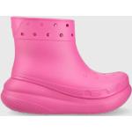 Dámské Holínky Crocs Classic v růžové barvě z gumy ve velikosti 42 