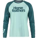 Dámské Cyklistické dresy Horsefeathers ve stříbrné barvě z polyesteru ve velikosti XS s dlouhým rukávem ve slevě 