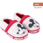 Dětské Domácí pantofle v tmavě červené barvě ve velikosti 29 s motivem Mickey Mouse a přátelé Mickey Mouse ve slevě 