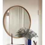 Zrcadla na zeď Hübsch v minimalistickém stylu z bambusu ve slevě 