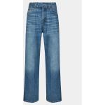 Dámské Boyfriend jeans HUGO v modré barvě ve velikosti Oversize ve slevě 