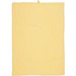 IB LAURSEN Utěrka Freja Soft yellow 50x70 cm, žlutá barva, textil
