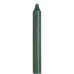 Svíčky Ib Laursen v tmavě zelené barvě v rustikálním stylu o velikosti 18 cm 