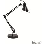 Stolní lampy Ideal Lux v antracitové barvě v industriálním stylu z kovu kompatibilní s E27 