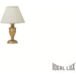 Stolní lampy Ideal Lux ve zlaté barvě v rustikálním stylu z kovu kompatibilní s E14 