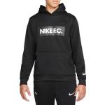 Pánské Rozepínací mikiny s kapucí Nike Football v černé barvě z polyesteru ve velikosti M ve slevě 