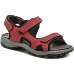 Dámské Kožené sandály IMAC v červené barvě z kůže ve velikosti 36 na léto 