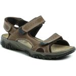 Pánské Kožené sandály IMAC v hnědé barvě z kůže ve velikosti 46 na léto 