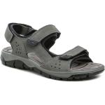 Pánské Kožené sandály IMAC v šedé barvě z kůže ve velikosti 46 na léto 
