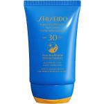 Pánské Pleťové krémy Shiseido o objemu 50 ml s krémovou texturou pro všechny typy pleti SPF 30 