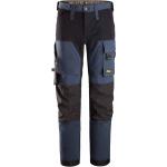 Pánské Pracovní kalhoty Snickers Workwear AllroundWork v modré barvě z polyesteru ve velikosti XL 