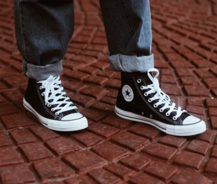 pánské converse boty černé