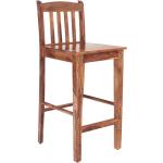 Barové židle v koloniálním stylu z palisandru 