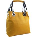 Elegantní kabelky v žluté barvě v lakovaném stylu 