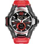 Pánské Náramkové hodinky Nepromokavé v červené barvě stopky vhodné na Sport s automatickým pohonem s chronografickým displejem 