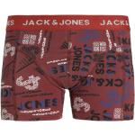 Plavky s nohavičkou Jack & Jones v červené barvě ve slevě 