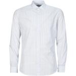 Pánské Košile s potiskem Jack & Jones v bílé barvě ve velikosti L ve slevě 