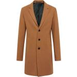 Pánské Klasické kabáty Jack & Jones v khaki barvě z vlny ve velikosti XL podšité udržitelná móda 