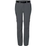 Dámské Outdoorové kalhoty James & Nicholson v tmavě šedivé barvě z polyamidu ve velikosti XXL plus size 