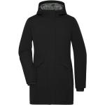 Dámské Zimní parky James & Nicholson Prodyšné v černé barvě v elegantním stylu z polyesteru ve velikosti XXL plus size 