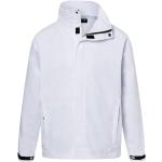 Pánské Outdoorové bundy James & Nicholson Nepromokavé Větruvzdorné Prodyšné v bílé barvě z polyesteru ve velikosti 3 XL plus size 