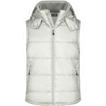 James & Nicholson Pánská zimní vesta s kapucí JN1004 - Přírodní | L