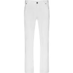 Pánské Strečové kalhoty James & Nicholson v bílé barvě ve velikosti M 