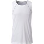 Pánská  Fitness trička James & Nicholson v bílé barvě z polyesteru ve velikosti XXL plus size 