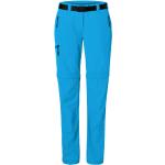 Pánské Outdoorové kalhoty James & Nicholson v modré barvě z polyamidu ve velikosti S 