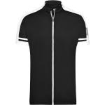 Pánské Cyklistické dresy James & Nicholson v černé barvě v moderním stylu z polyesteru ve velikosti XXL plus size 