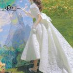 Dámské Retro šaty v bílé barvě v ležérním stylu ve velikosti XXL na svatbu na jaro plus size 
