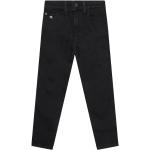 Designer Dětské džíny Slim Fit Calvin Klein Jeans v černé barvě z džínoviny 