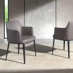 Designové židle Ángel Cerdá v minimalistickém stylu čalouněné ve slevě 
