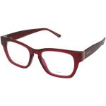 Dámské Designer Dioptrické brýle Jimmy Choo v bordeaux červené 