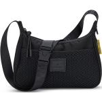 Dámské Messenger tašky přes rameno v černé barvě v minimalistickém stylu 