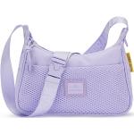 Dámské Messenger tašky přes rameno v lila barvě v minimalistickém stylu 