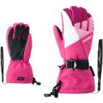 Dětské sportovní rukavice Ziener v růžové barvě Gore-texové 