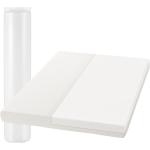 Matrace v bílé barvě z polyuretanu ve velikosti 180x200 o tvrdosti 3 pro alergiky 