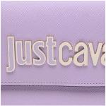 Dámské Kožené tašky Just Cavalli ve fialové barvě z koženky veganské 