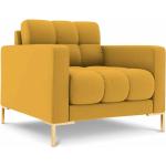 Designová křesla Cosmopolitan Design ve zlaté barvě v elegantním stylu z borovice - Black Friday slevy 