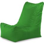 Sedací pytle v zelené barvě ve skandinávském stylu 