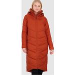 Dámské Zimní bundy s kapucí Woox Nepromokavé v tmavě červené barvě ve velikosti XL 