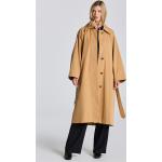 Dámské Klasické kabáty Prodyšné v minimalistickém stylu z bavlněné směsi ve velikosti XS 