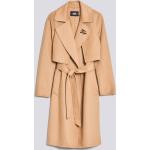 Dámské Kabáty Karl Lagerfeld v hnědé barvě ve velikosti XXL 