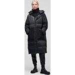 Dámské Péřové kabáty Karl Lagerfeld v černé barvě prošívané ve velikosti M 
