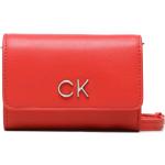 Dámské Designer Luxusní kabelky Calvin Klein v červené barvě ve slevě 