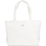 Dámské Designer Shopper Calvin Klein v bílé barvě ve slevě 