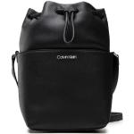 Dámské Designer Luxusní kabelky Calvin Klein CK v černé barvě z koženky veganské ve slevě 