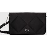 Dámské Designer Luxusní kabelky Calvin Klein v černé barvě z polyuretanu ve slevě 
